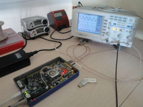 Packet-based Digital Radio Link Block Diagam