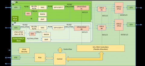 OTN Processor Block Diagam